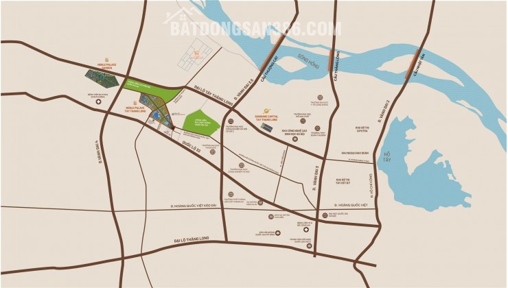 NOBLE PALACE TÂY THĂNG LONG, PHÍA TÂY HÀ NỘI MỞ RA CƠ HỘI ĐẦU TƯ SINH LỜI LỚN